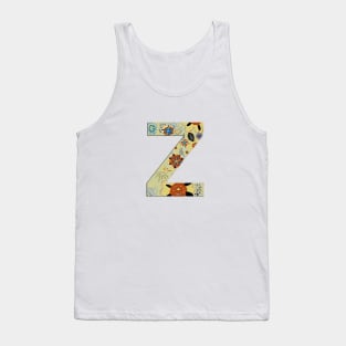 Monogram letter Z Tank Top